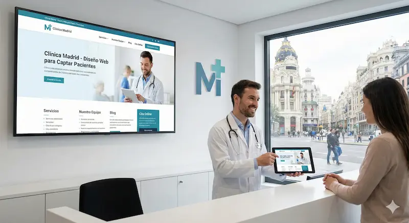 Diseño Web para Clínicas en Madrid: Guía Completa para Captar Pacientes