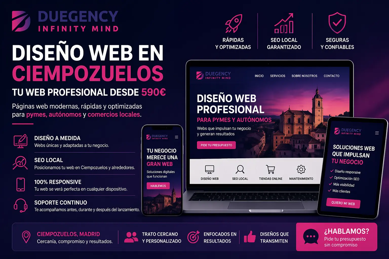 Diseño web en Ciempozuelos